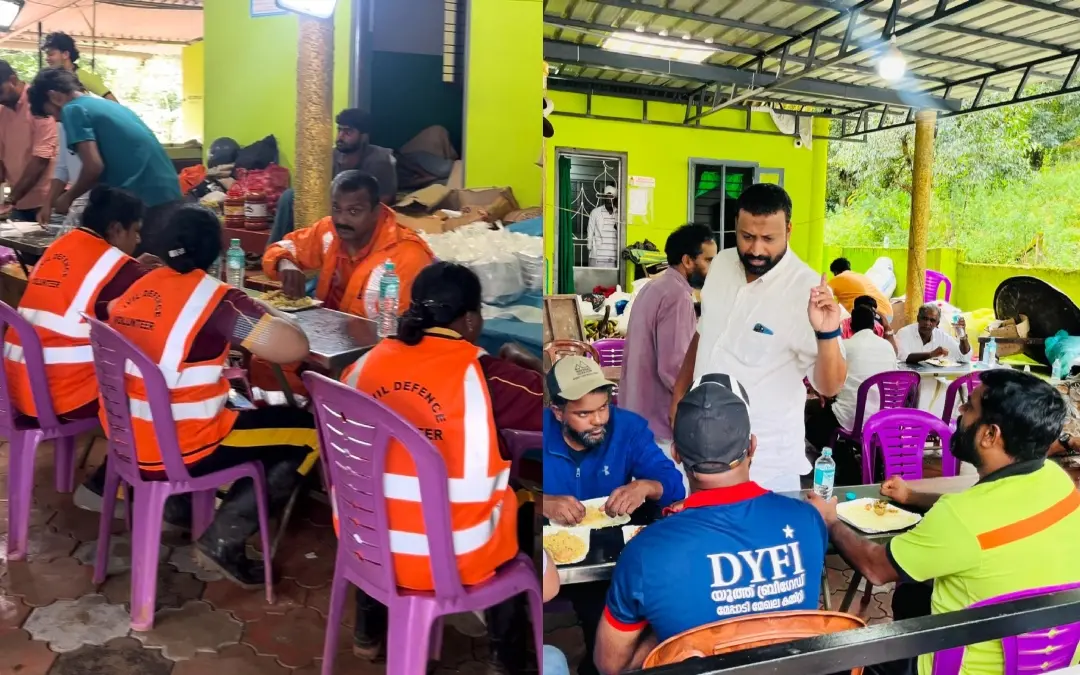 വൈറ്റ് ഗാര്ഡിന്റെ ഊട്ടുപുര | പി.കെ ഫിറോസ് ഫെയ്സബുക്കില് പങ്കുവെച്ച ചിത്രം