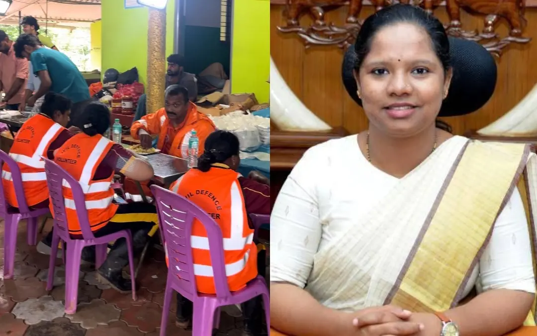 വൈറ്റ് ഗാർഡിന്റെ ഊട്ടുപുര, ഡി. ആര്. മേഘശ്രീ | Photo: Facebook/ PK Firoz, Collector Wayanad