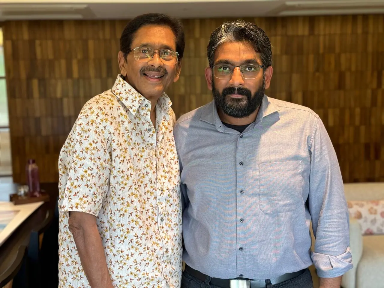 സംവിധായകൻ ഫാസിലും ഡോ. ജെമി കുര്യാക്കോസും | ഫോട്ടോ: അറേഞ്ച്ഡ്