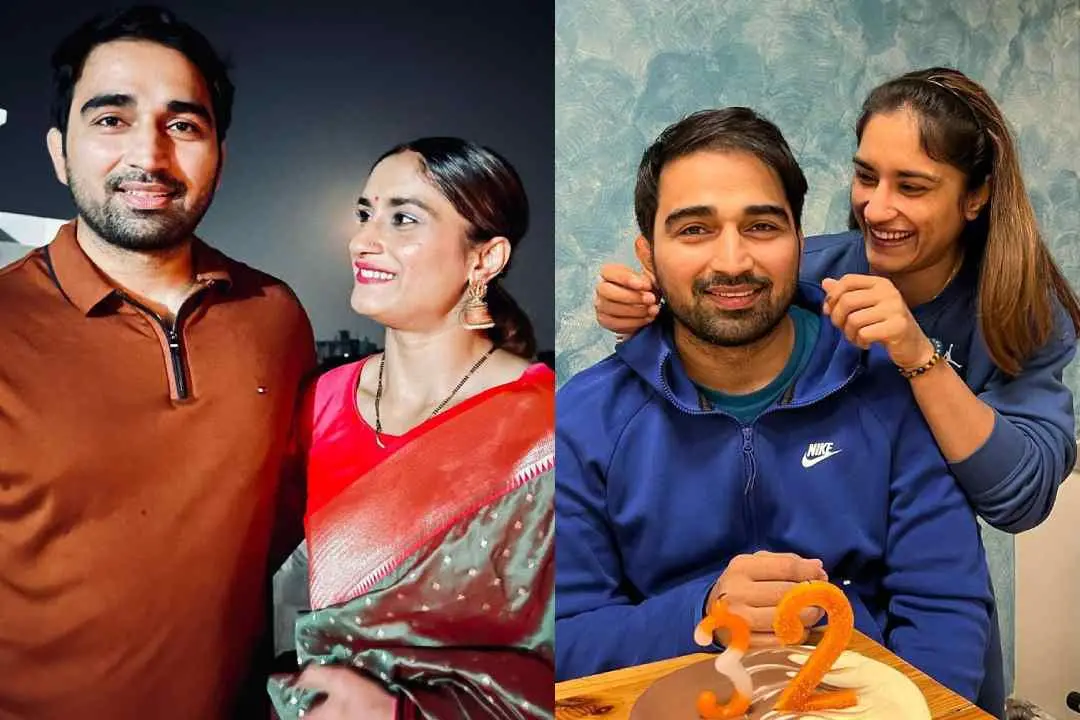 വിനേഷ് ഫൊഗാട്ടും സോമവീര് റാഠിയും | Photo: instagram/ vinesh phogat