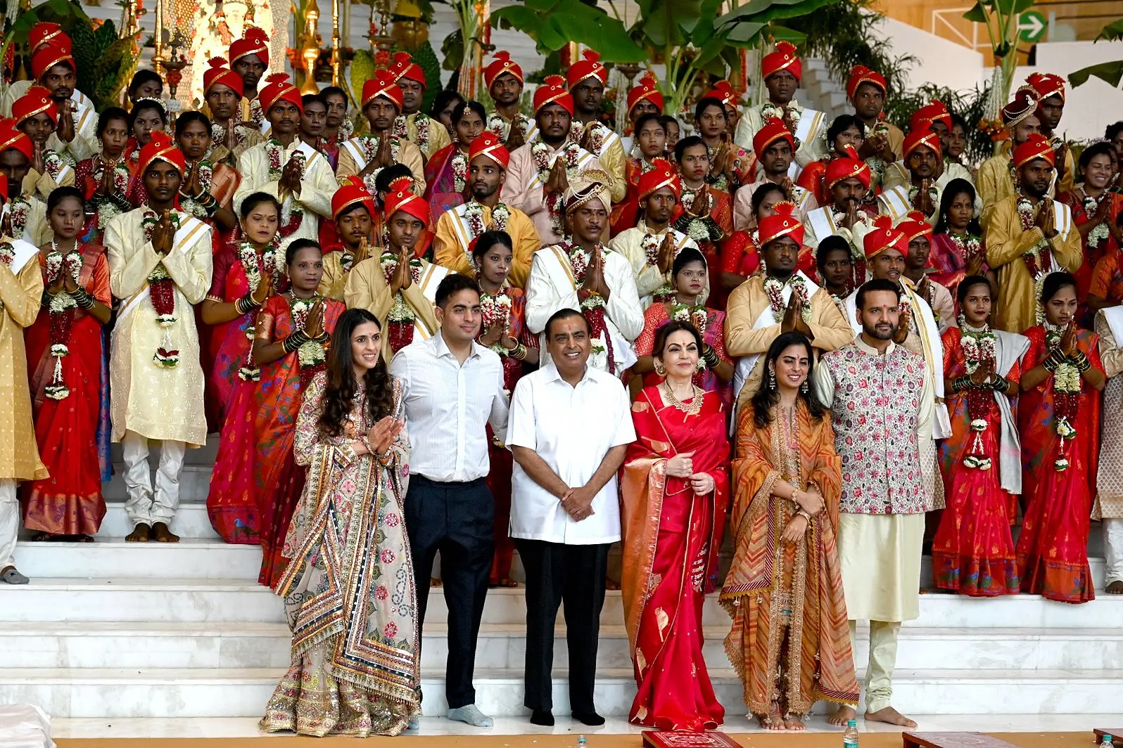 സമൂഹവിവാഹച്ചടങ്ങില് നിന്ന് | Photo : AFP