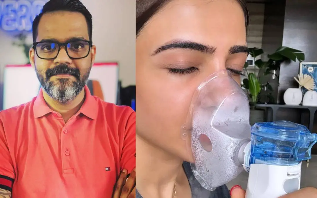ഡോ. സിറിയക് എബി ഫിലിപ്സ്, സാമന്ത ഇൻസ്റ്റ​ഗ്രാം സ്റ്റോറിയിൽ പങ്കുവെച്ച ചിത്രം
