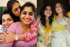 നസ്രിയയുടെ മീരചേച്ചി,ആനിന്റേയും ശ്രിന്ദയുടേയും ബെസ്റ്റി; മീരയുടെ കല്ല്യാണം കളറാക്കി 'ഗേള്‍ ഗ്യാങ്'