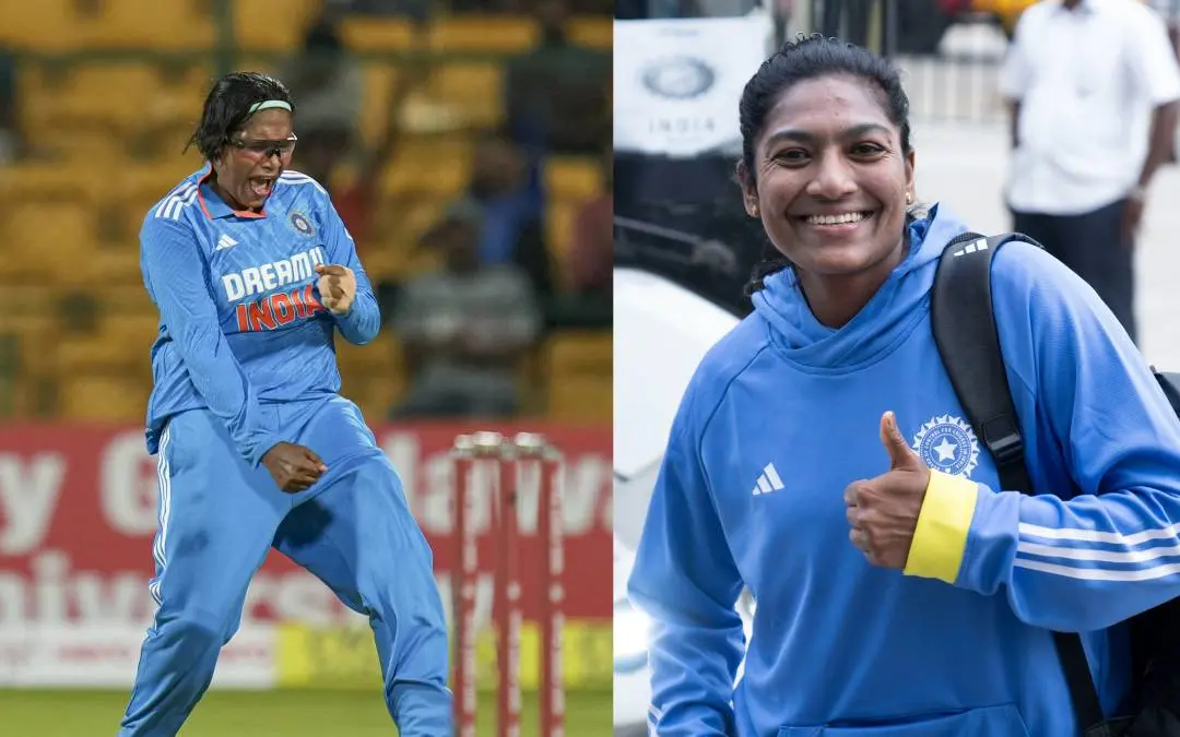 ആശ ശോഭന, സജന സജീവന് | PTI, x.com/WomensCricZone