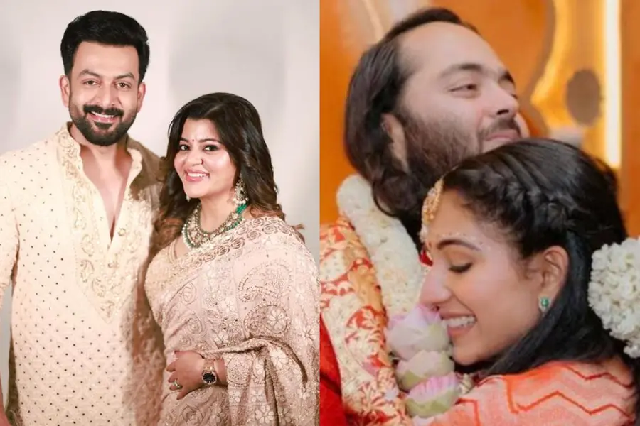 ആനന്ദ് അംബാനി-രാധിക മെർച്ചന്റ് വിവാഹത്തിൽ പങ്കെടുത്ത് പൃഥ്വിരാജും സുപ്രിയയും| വീഡിയോ