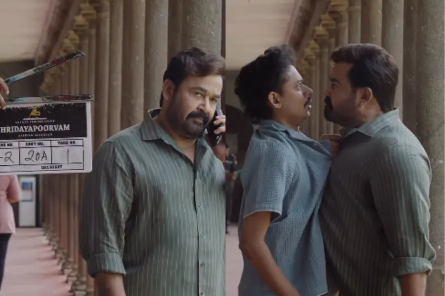 A still from Hridayapoorvam movie