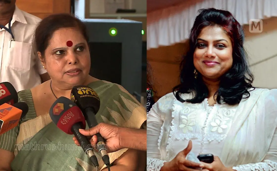 ജസ്റ്റിസ് ഹേമയും നടി രഞ്ജിനിയും | ഫോട്ടോ: മാതൃഭൂമി