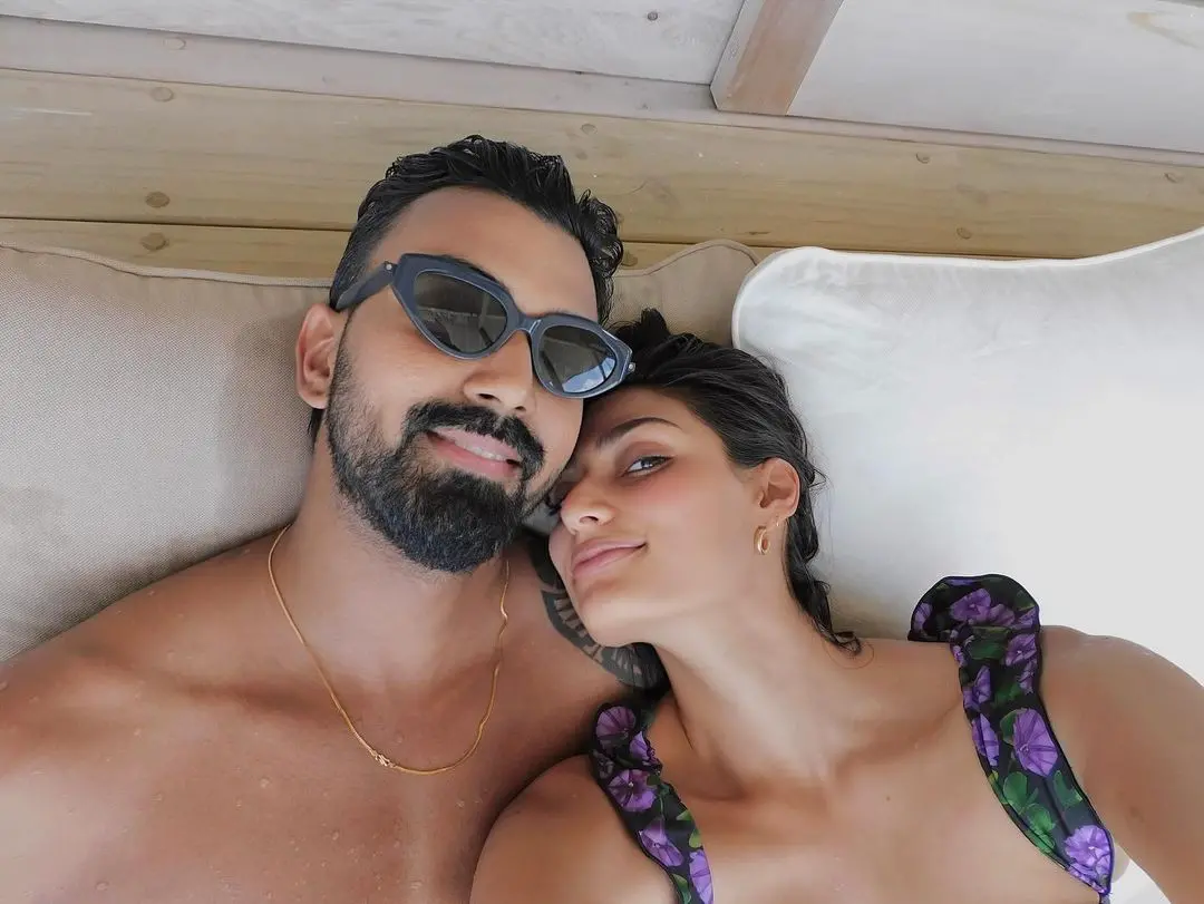 കെ.എല് രാഹുലും അഥിയ ഷെട്ടിയും | Photo : Instagram / Athiya Shetty