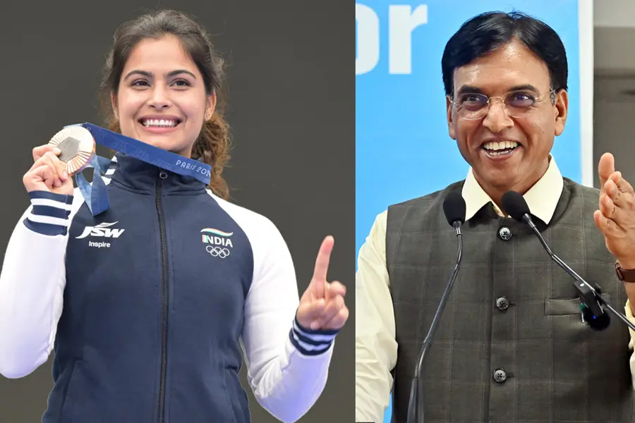 മനു ഭാക്കറിന്റെ പരിശീലനത്തിനായി ചെലവഴിച്ചത് 2 കോടിയോളം രൂപ; വെളിപ്പെടുത്തലുമായി കായിക മന്ത്രി