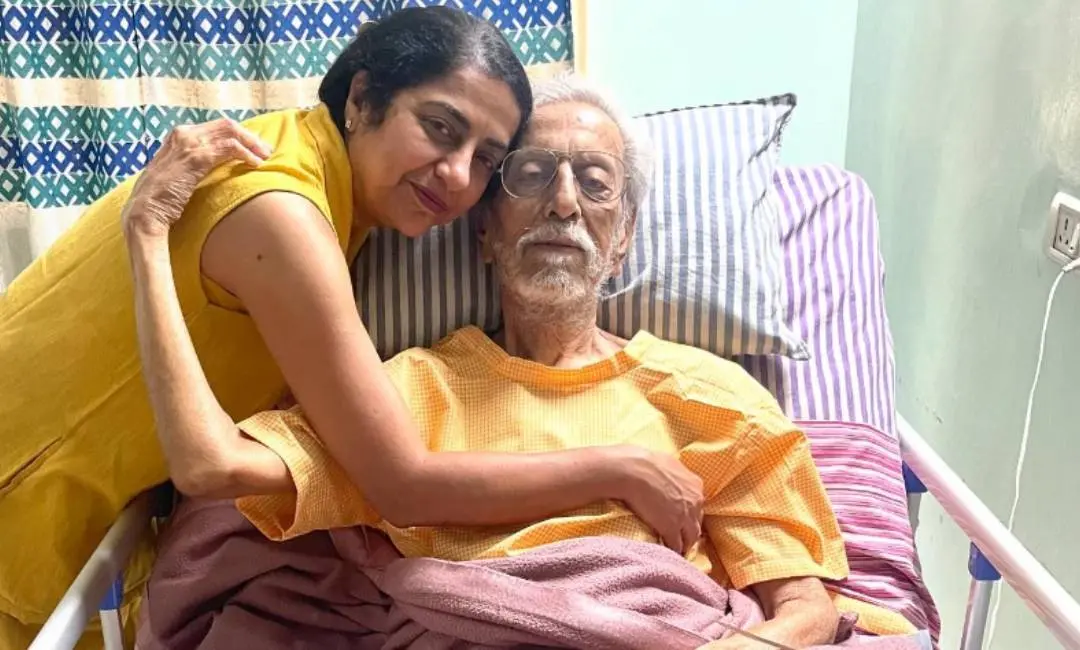 ചാരുഹാസനൊപ്പം സുഹാസിനി പങ്കുവച്ച ചിത്രം