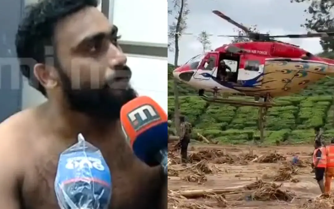 റഹീസ്, എയർലിഫ്റ്റിങ്ങ് | Photo: Screengrab / Mathrubhumi News