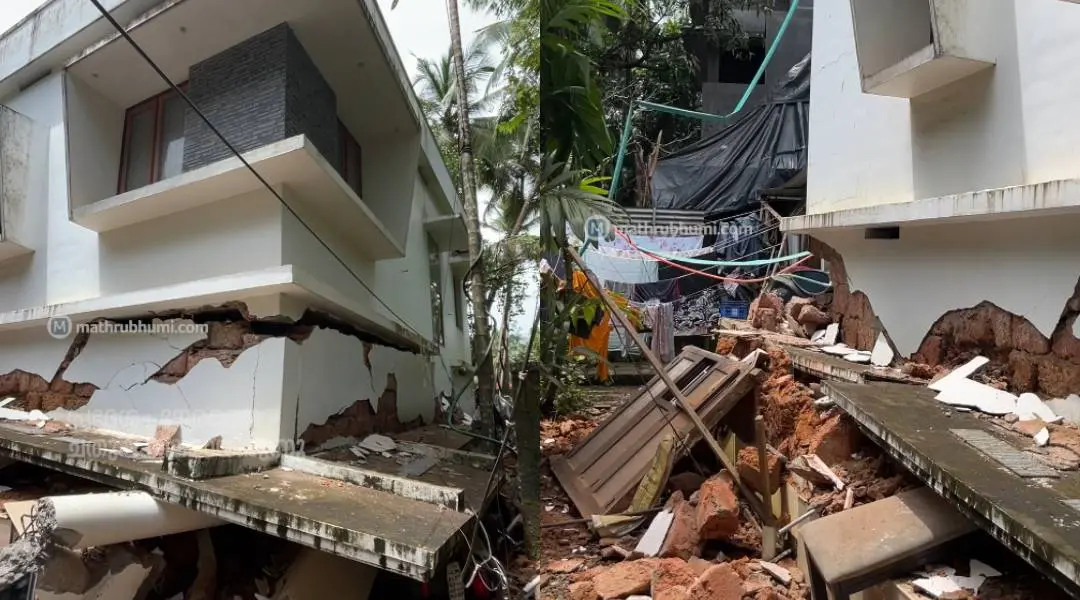 കോഴിക്കോട് ഒളവണ്ണയില് ഇടിഞ്ഞുവീണ വീട്