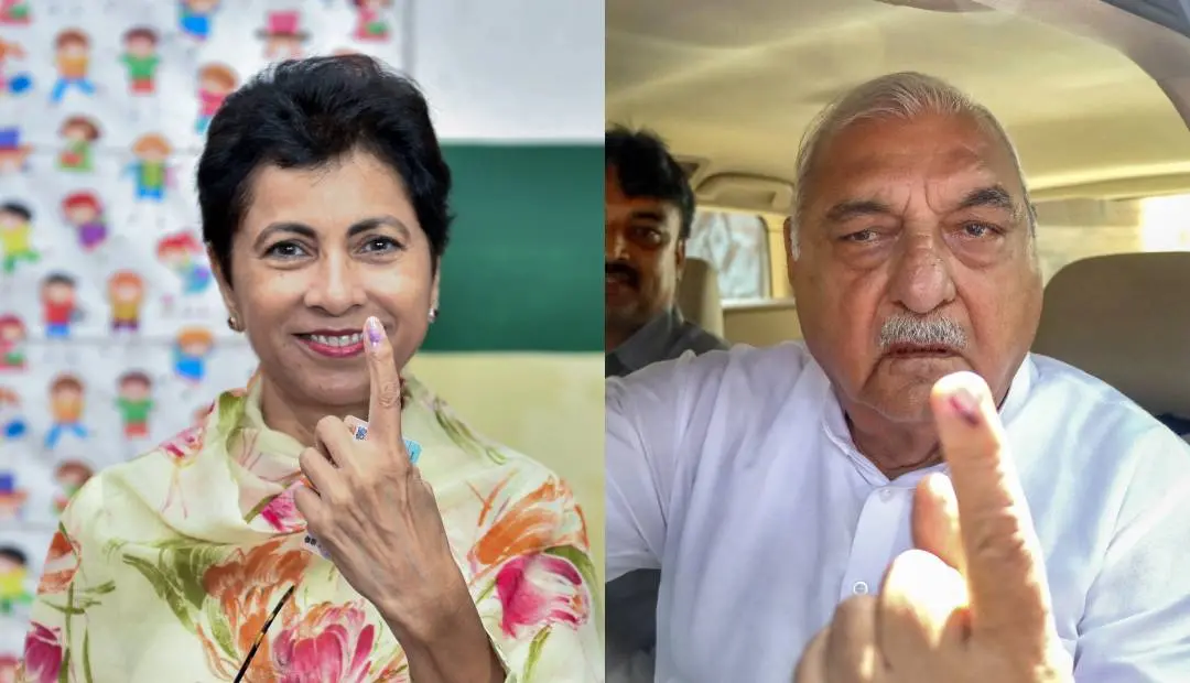 കുമാരി ഷെൽജ, ഭൂപീന്ദർ സിങ് ഹൂഡ | Photo: ANI, PTI