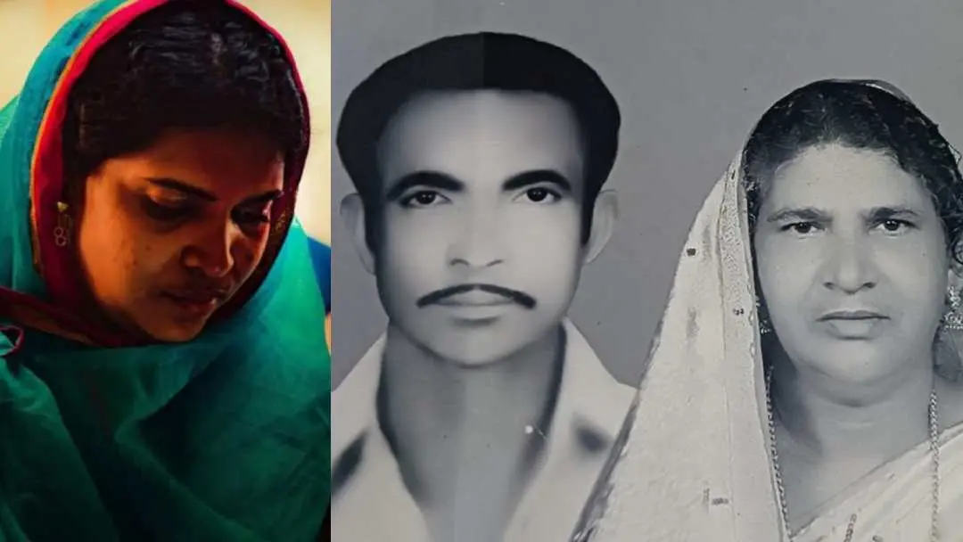 ജസീന (ഇടത്ത്) ജസീനയുടെ പപ്പയും ഉമ്മിച്ചയും (വലത്ത്)