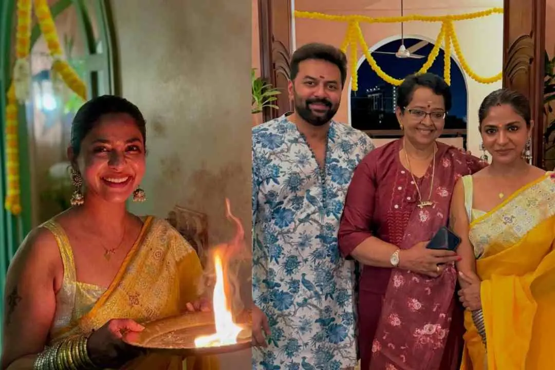 ദീപാവലി ആഘോഷത്തില്നിന്നുള്ള ചിത്രങ്ങള് | Photo: instagram/ poornima