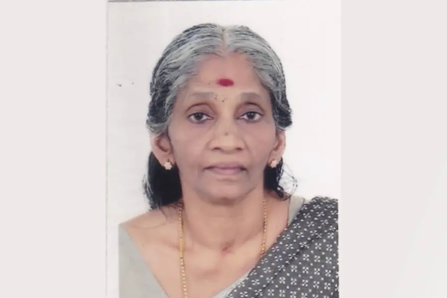 ചരമം: പി. സരോജിനി അമ്മ