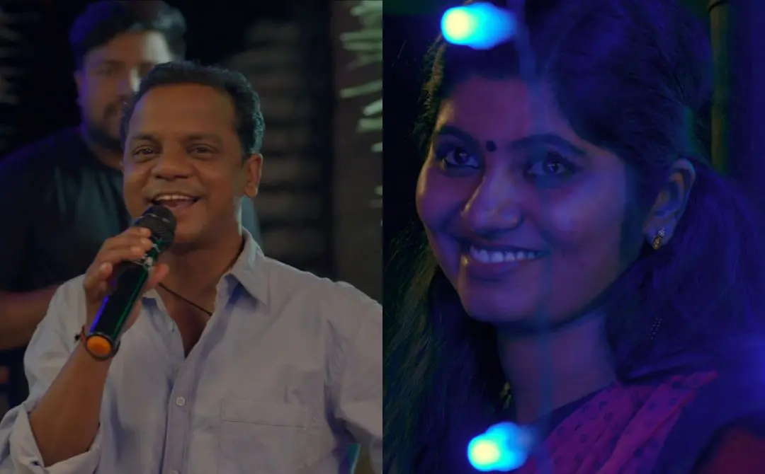 പൊറാട്ട് നാടകം എന്ന ചിത്രത്തിൽ നിന്നൊരു രംഗം | ഫോട്ടോ: സ്ക്രീൻഗ്രാബ്