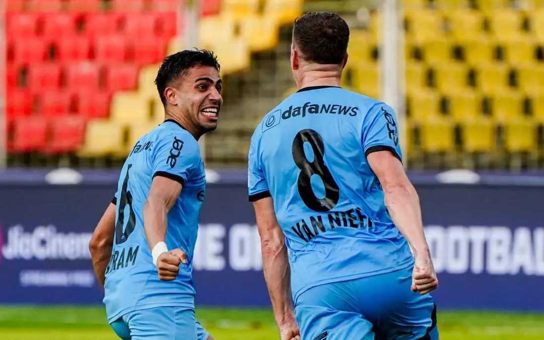 മുംബൈ സിറ്റി താരങ്ങളുടെ ഗോളാഘോഷം, Photo:x.com/Mumbai City FC