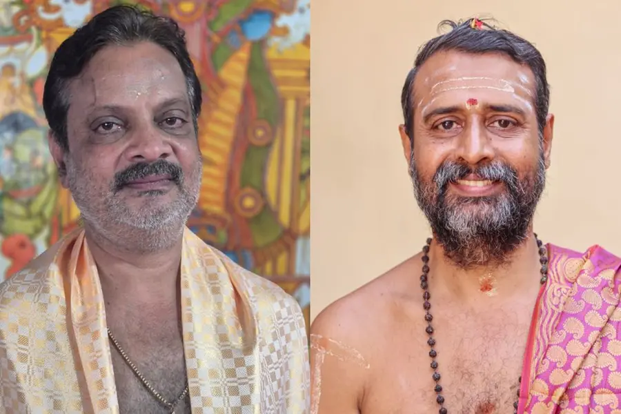 അരുണ് കുമാര് നമ്പൂതിരി ശബരിമല മേല്ശാന്തി, വാസുദേവന് നമ്പൂതിരി മാളികപ്പുറം മേല്ശാന്തി
