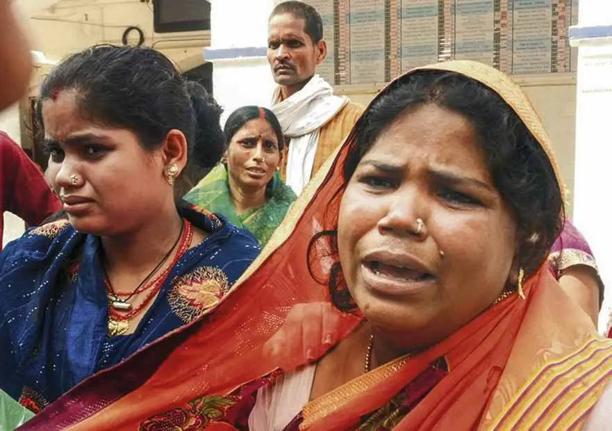 ബിഹാറിലെ സിവാൻ ജില്ലയിൽനിന്ന് | Photo: PTI