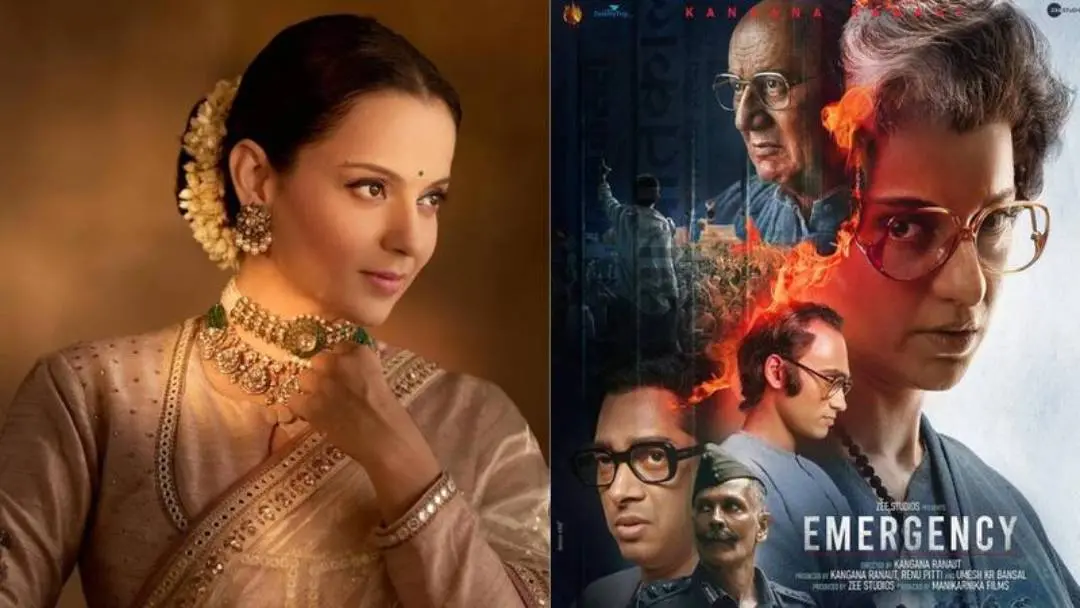 കങ്കണ റണൗട്ട്, എമര്ജന്സിയുടെ പോസ്റ്റര് | Photo : Instagram / Kangana Ranaut
