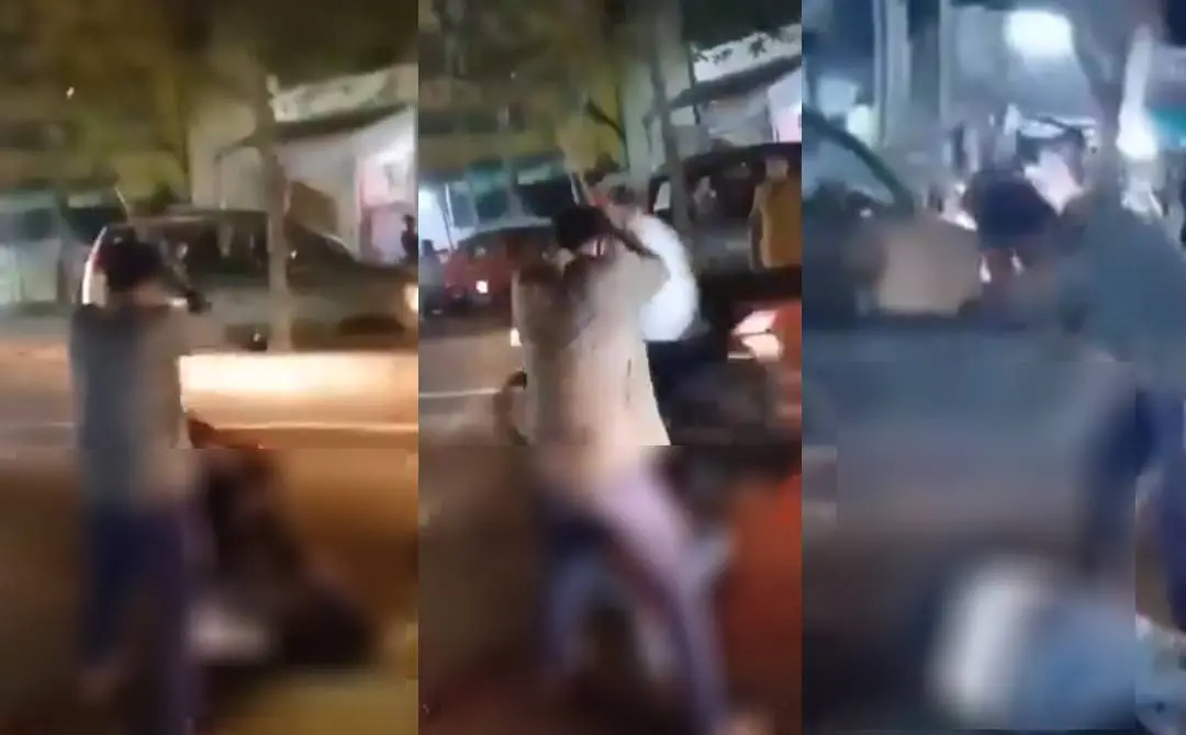 കൊലപാതകത്തിന്റെ ദൃശ്യങ്ങള് | Screengrab: x.com/B7801011010