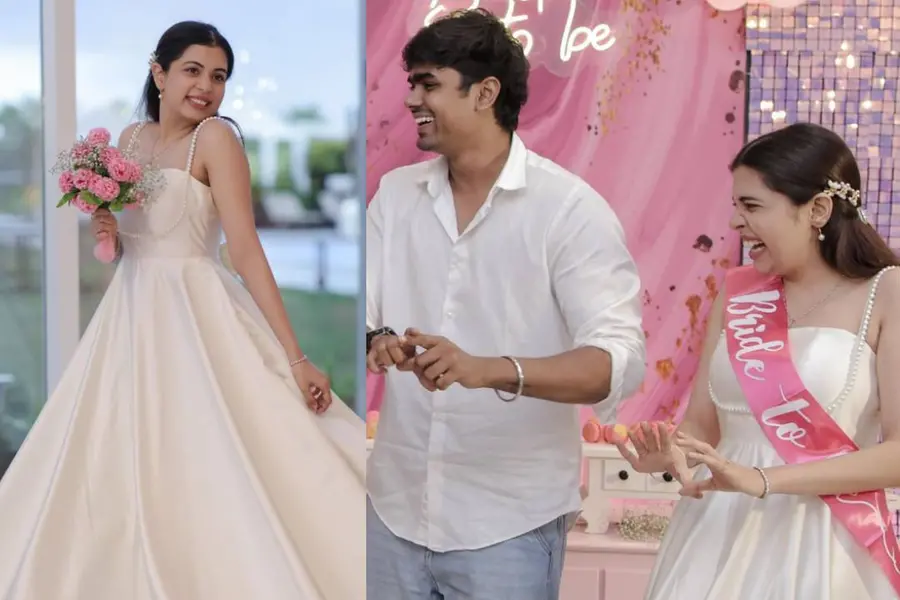 'ലോക്ക് സ്ക്രീന് ഇമേജായി പുതിയ ചിത്രം കിട്ടി'; ദിയയുടെ ബ്രൈഡല് ഷവര് ചിത്രത്തിന് അശ്വിന്റെ കമന്റ്