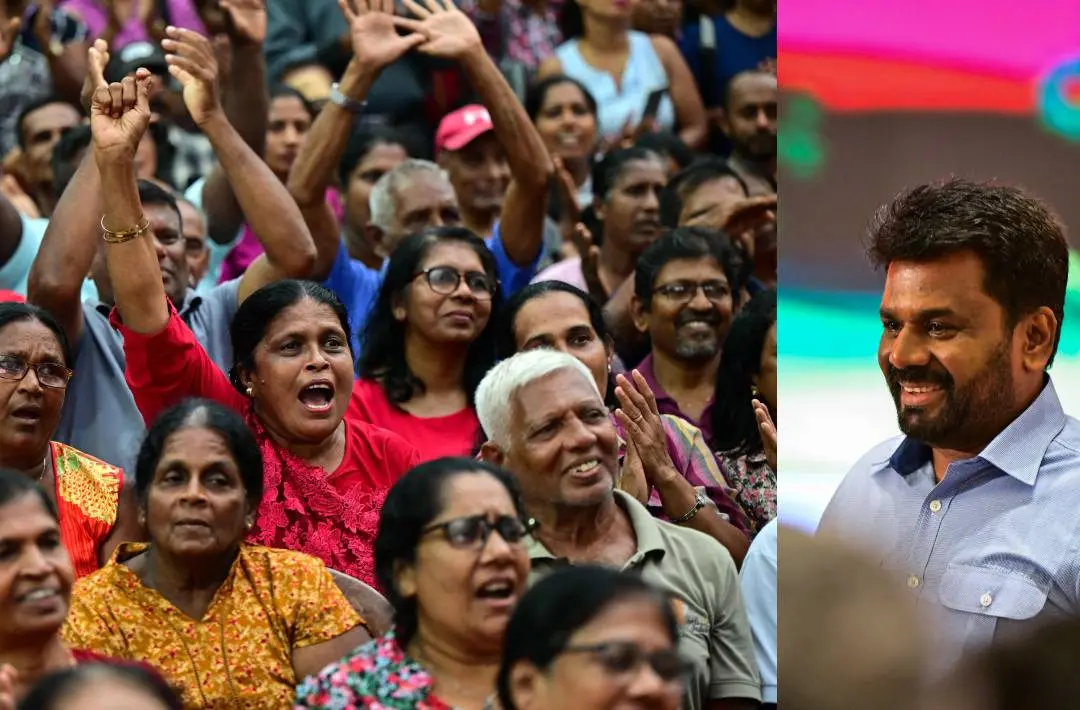 നാഷണല് പീപ്പിള്സ് പവര് റാലിയില്നിന്ന്, അനുര കുമാര ദിസനായകെ