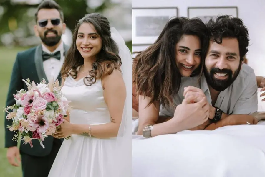 ബ്രൈഡല് ഷവറും മെഹന്ദി നൈറ്റും മധുരംവെപ്പും; വിവാഹം ആഘോഷമാക്കി അമേയ മാത്യു