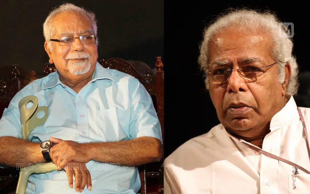 കെ.ജി ജോർജ്, തിലകൻ | photo: sivaprasad g, satheesh kumar kb / mathrubhumi