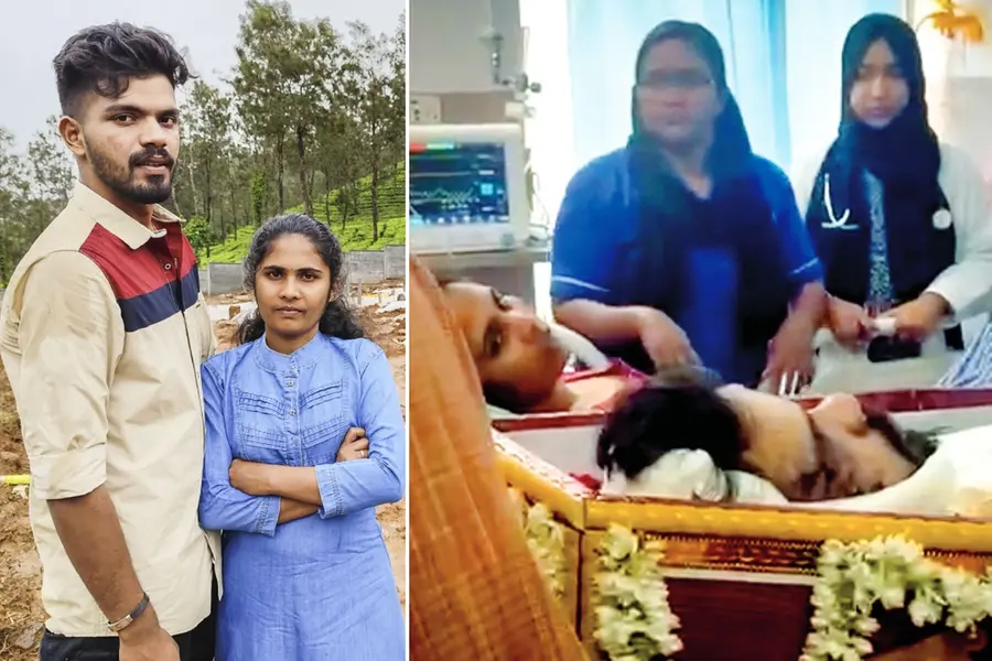 'പ്രിയനേ, വിടനൽകുവതെങ്ങനെ...'; അവസാനനോക്കിലും ജെൻസണെ കൈവിടാതെ ശ്രുതി, ഹൃദയഭേദകം