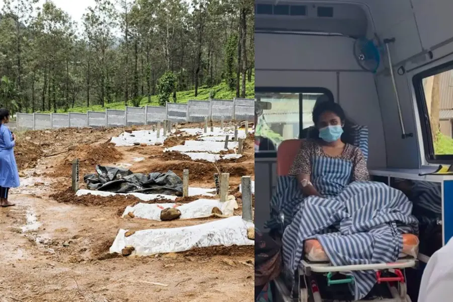 അമ്മയുടെ ചിതയെരിയുന്നത് ആംബുലന്‍സില്‍ ഇരുന്ന് കണ്ട് ശ്രുതി; ഒപ്പംനിന്ന് ജെന്‍സന്റെ പിതാവ്‌