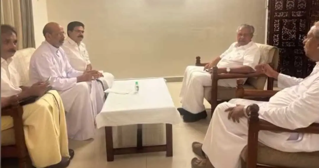 കൂടിക്കാഴ്ചയില്‍നിന്ന്‌ | Photo: Screen grab/ Mathrubhumi News