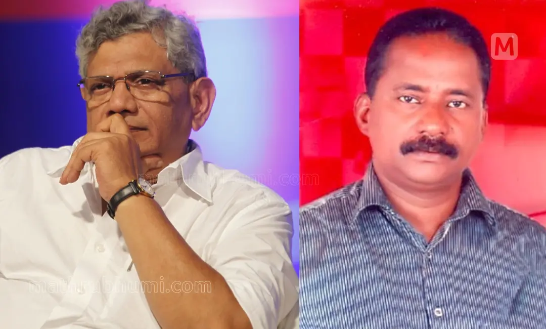 സീതാറാം യെച്ചൂരി ((ഫോട്ടോ: കെ.കെ സന്തോഷ്), ടി.പി ചന്ദ്രശേഖരന് (ഫോട്ടോ:മാതൃഭൂമി)
