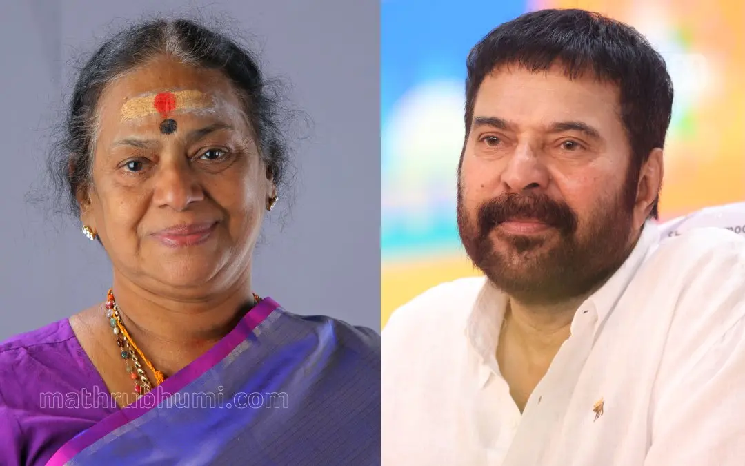 സുകുമാരി, മമ്മൂട്ടി | ഫോട്ടോ: മാതൃഭൂമി