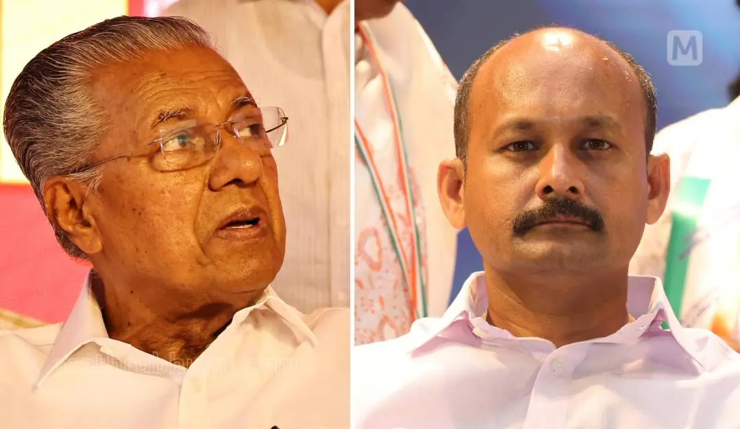 മുഖ്യമന്ത്രി പിണറായി വിജയൻ, മുഹമ്മദ് ഷിയാസ് | Photo: മാതൃഭൂമി