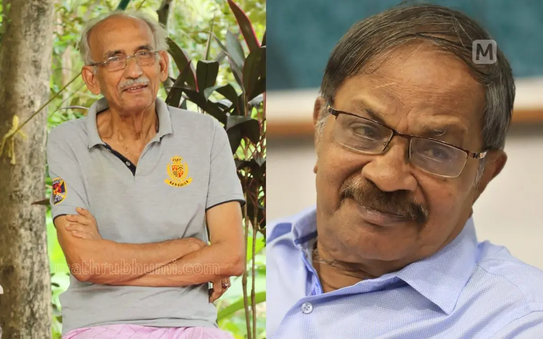 കെ.എ. ഗഫൂര്, എം.ടി. വാസുദേവന് നായര് | ഫോട്ടോ: രാമനാഥ പൈ, കെ.കെ. സന്തോഷ്/മാതൃഭൂമി