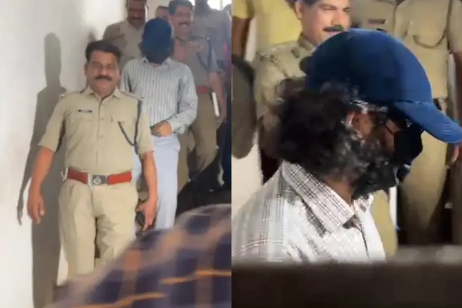 മുഖം മറച്ച്, തലകുനിച്ച് ശ്രീനാഥ് ഭാസി; കൊച്ചി ലഹരിക്കേസിലെ ചോദ്യം ചെയ്യൽ അവസാനിച്ചത് വൈകീട്ട്