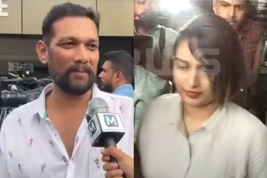 ലഹരിക്കേസ്: ചോദ്യംചെയ്യലിന് ഹാജരായി പ്രയാഗ, എത്തിയത് നടൻ സാബുമോനൊപ്പം