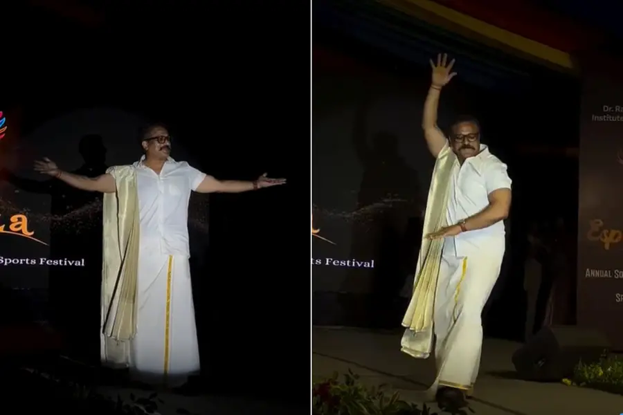 കസവുമുണ്ടും വെള്ള ഷർട്ടും; UP-യിലെ മെഡിക്കൽ കോളേജിനെ ഇളക്കിമറിച്ച് പ്രൊഫസറുടെ റാംപ് വാക്ക് | വീഡിയോ