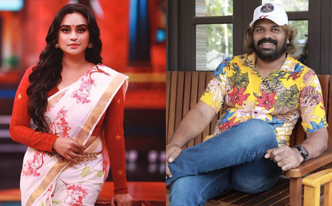 ലക്ഷ്മി നക്ഷത്ര, സാജു നവോദയ | ഫോട്ടോ: മാതൃഭൂമി, www.facebook.com/sajunavodayaofficial