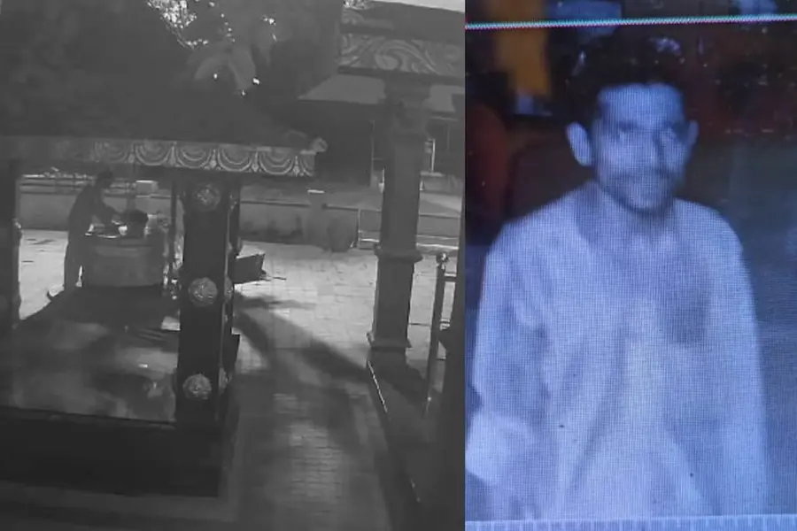 ക്ഷേത്രത്തില് കയറിയ കള്ളന് CCTV കണ്ടതോടെ മോഷണം മറന്ന് ഭക്തനായി; കുളിച്ച് തൊഴുത് മടങ്ങി | VIDEO