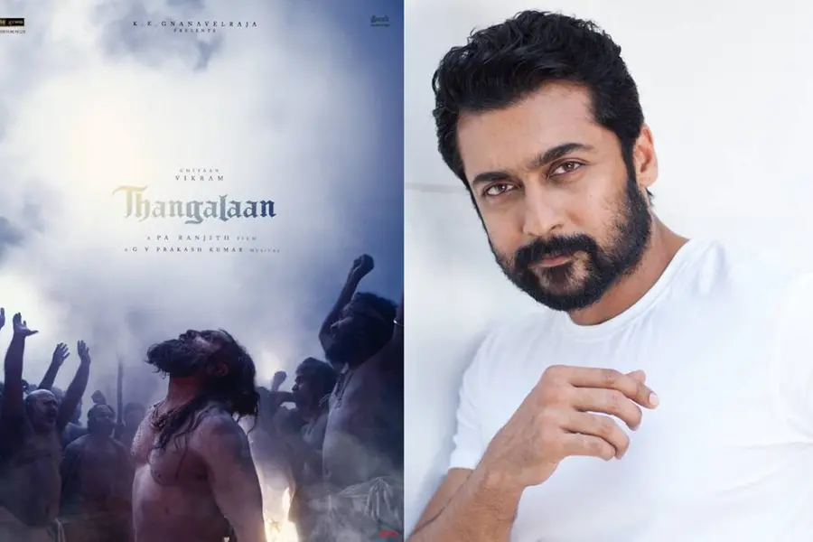 'ഈ വിജയം വളരെ വലുതായിരിക്കും'; വിക്രമിന്റെ 'തങ്കലാ'ന് കയ്യടിയുമായി സൂര്യ