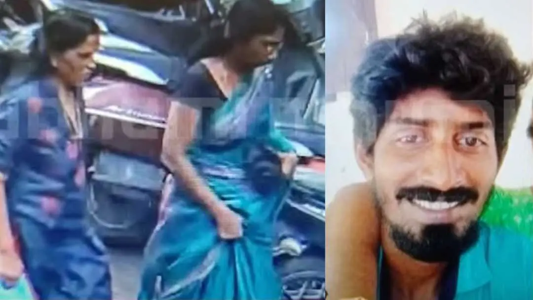 സുഭദ്രയും ശർമിളയും (സിസിടിവിയിൽ പതിഞ്ഞ ദൃശ്യം), മാത്യൂസ് | Photo: Screengrab/ Mathrubhumi News