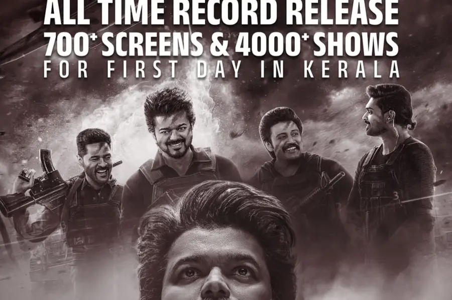 ആദ്യദിനം 700 -ലധികം സ്ക്രീനുകളും 4000- ലധികം ഷോയും; കേരളത്തിൽ റെക്കോർഡ് റിലീസായി വിജയ്യുടെ 'ഗോട്ട്