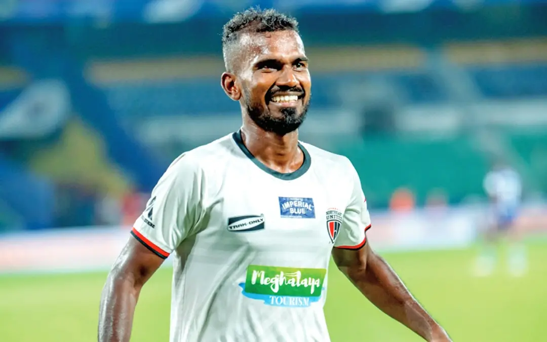 നോര്ത്ത് ഈസ്റ്റിന്റെ മലയാളി താരം ജിതിന് എം.എസ്
