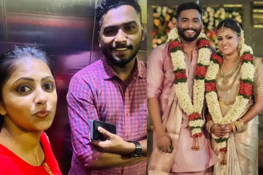 ആറു വര്‍ഷം മുമ്പ് ശ്രീവിദ്യ മുല്ലച്ചേരിയും രാഹുല്‍ രാമചന്ദ്രനും/ വിവാഹ ചിത്രം | Photo: instagram/ rahul ramachandran
