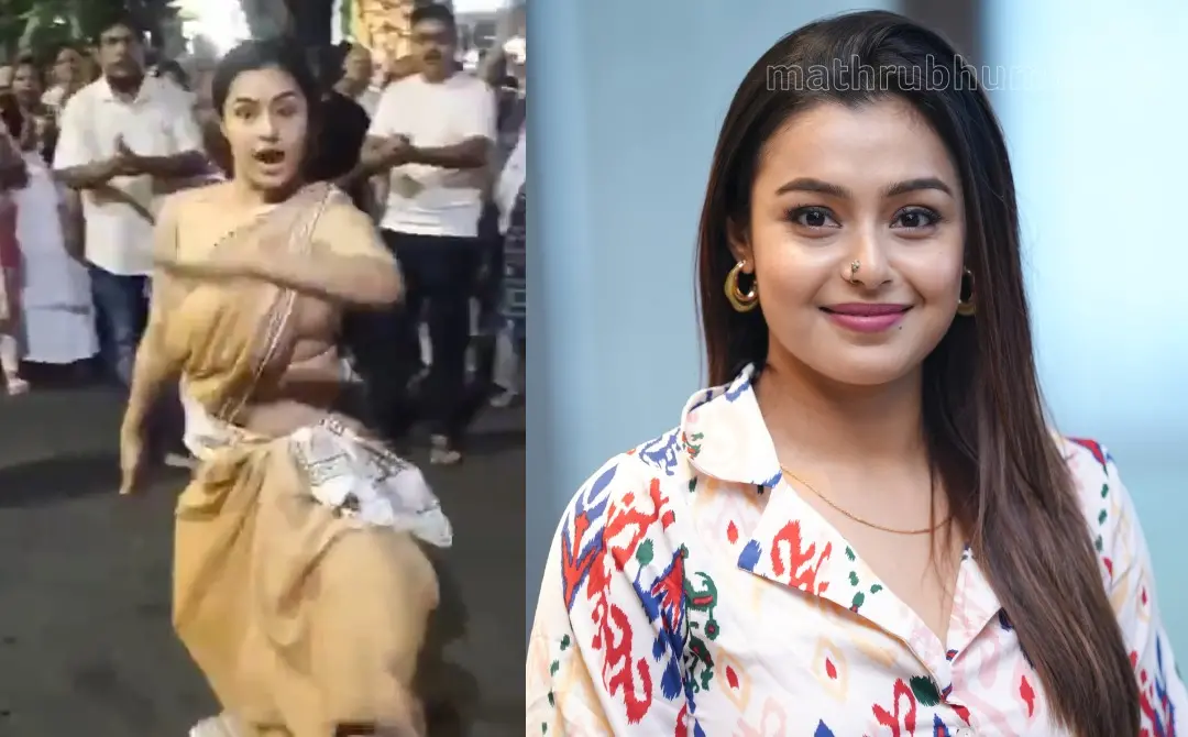 മോക്ഷയുടെ തെരുവുനൃത്തത്തിൽനിന്ന്, മോക്ഷ | ഫോട്ടോ: സ്ക്രീൻഗ്രാബ്, അഭിലാഷ് എസ് നായർ \ മാതൃഭൂമി