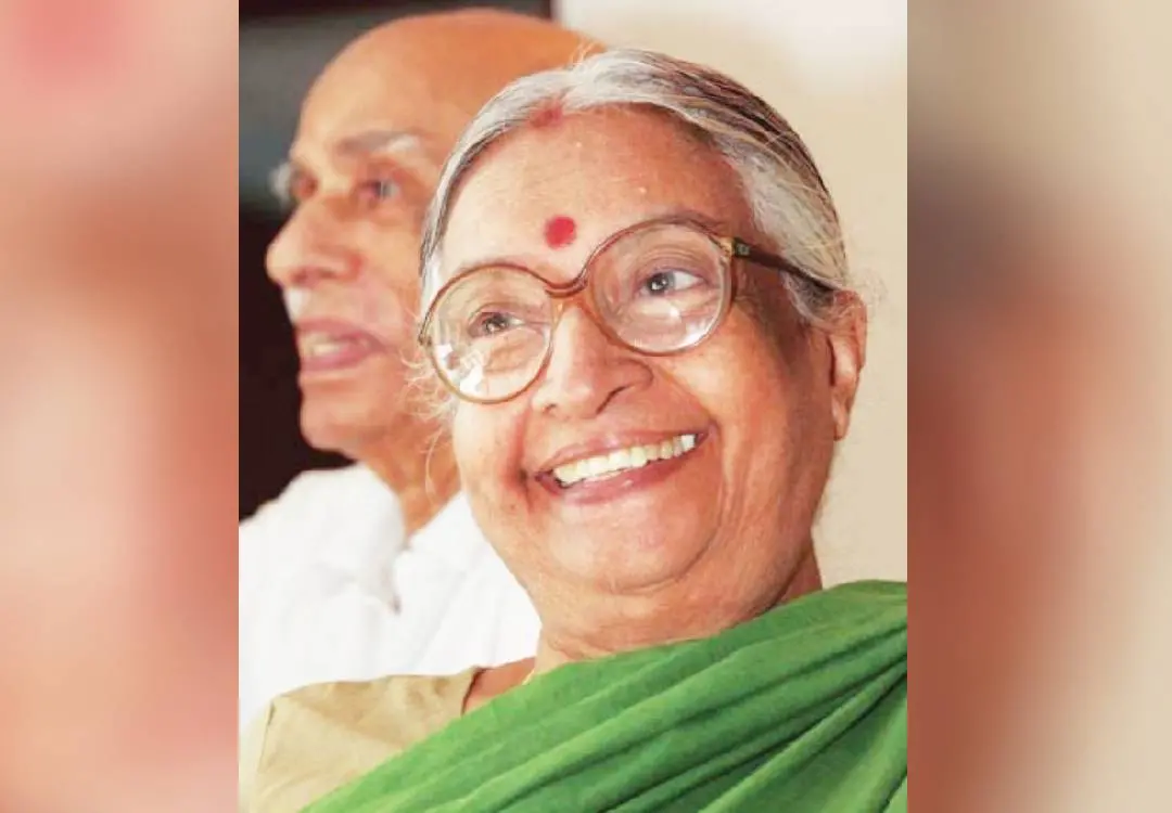 ഡോ. ശാന്താ മാധവനും ഭർത്താവ് ഡോ. പി. മാധവനും (ഫയൽ ചിത്രം)
