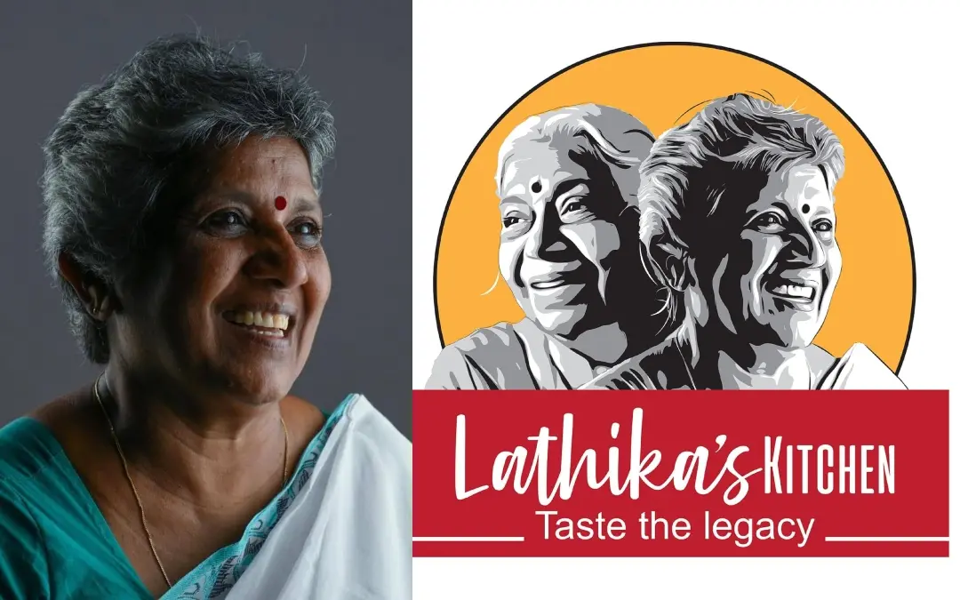 ലതികാ സുഭാഷ്, ലതികാസ് കിച്ചണിന്റെ ലോഗോ | Photo: Facebook/ Lathika Subhash